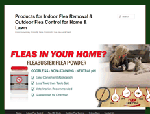 Tablet Screenshot of fleacontrolstore.com